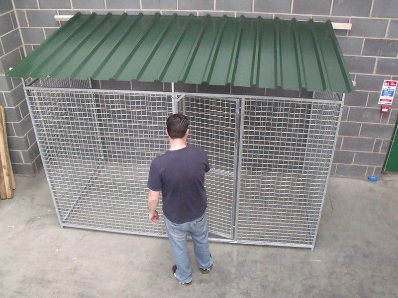 Dog kennel best sale mesh panels