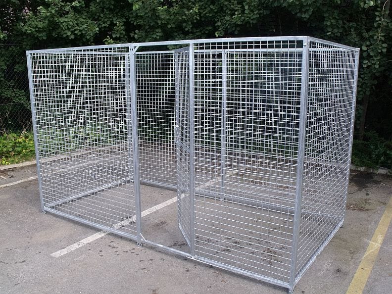 4 Sided Mesh Pro Galvanised Dog Pen Without Roof