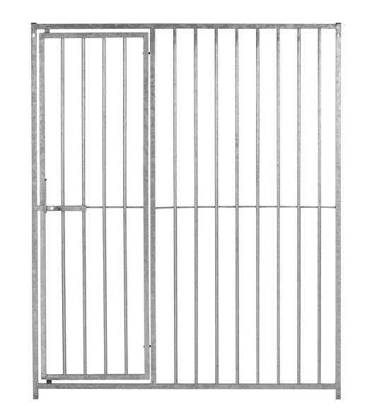 galvanised bar door dog run panel