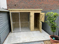 Load image into Gallery viewer, Wooden Dog Kennel and Run
