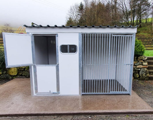 thermal dog kennel and run