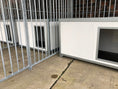 Load image into Gallery viewer, KENNELSTORE TRIPLE HOLDING GALVANISED DOG PEN & THERMAL DOG CABIN 15' (Wide) x 10' (Deep)
