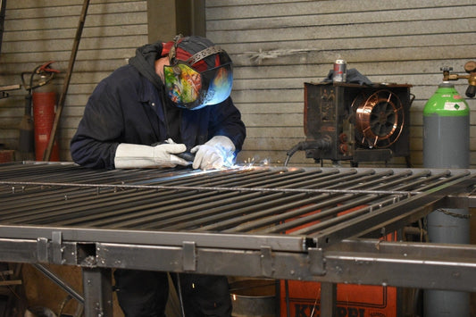 galvanised dog run panels