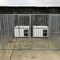 Load image into Gallery viewer, KENNELSTORE DOUBLE HOLDING GALVANISED DOG PEN & THERMAL DOG CABIN 10' (Wide) x 8' (Deep)
