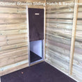 Load image into Gallery viewer, KENNELSTORE Windermere Wooden Dog Kennel And Run 12ft (wide) x 5ft (depth) x 6'6ft (apex)
