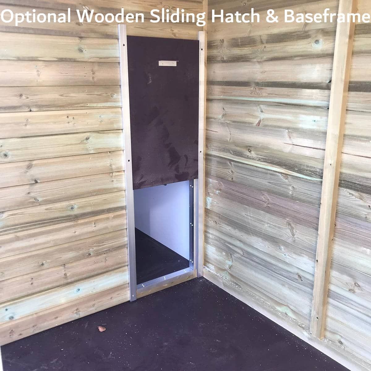 ASTON WOODEN DOG KENNEL AND RUN 10ft wide x 5ft depth x 5'7ft high